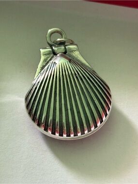 James Avery Silver Seashell Locket Charm